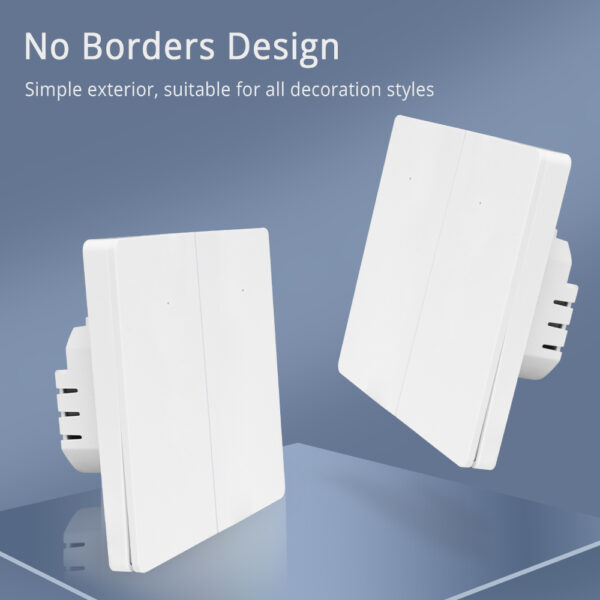 ⁦مفتاح Zemismart Zigbee بدون سلك نيوترال موديل 606-3 – مفتاح ضغط ذكي بثلاثة مخارج متوافق مع Tuya وGoogle Home⁩ - الصورة ⁦8⁩