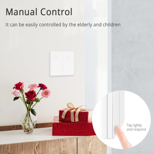 ⁦مفتاح Zemismart Zigbee بدون سلك نيوترال موديل 606-3 – مفتاح ضغط ذكي بثلاثة مخارج متوافق مع Tuya وGoogle Home⁩ - الصورة ⁦10⁩