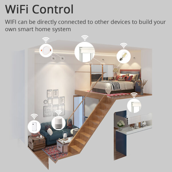 ⁦مفتاح ستارة Zemismart Zigbee الذكي – تحكم بمحرك رولر شاتر بنسبة مئوية – يعمل مع Tuya وأليكسا وجوجل هوم⁩ - الصورة ⁦12⁩