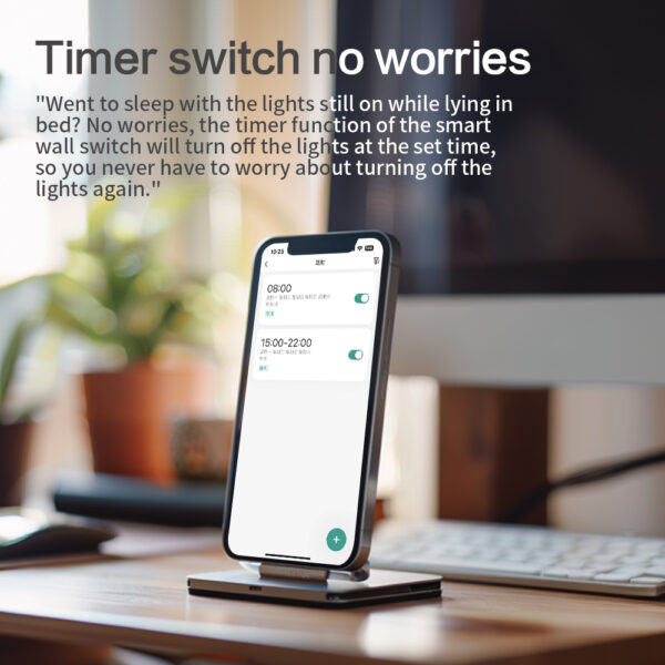 ⁦مفتاح Zemismart Zigbee بدون سلك نيوترال موديل 606-3 – مفتاح ضغط ذكي بثلاثة مخارج متوافق مع Tuya وGoogle Home⁩ - الصورة ⁦16⁩