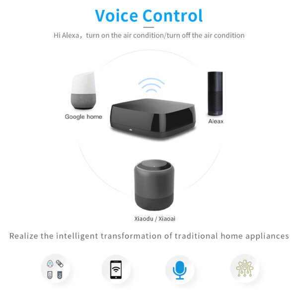 ⁦جهاز تحكم Zemismart Zigbee بالأشعة تحت الحمراء – ريموت ذكي للمكيفات والتلفزيونات يعمل مع Tuya وسيري وأليكسا⁩ - الصورة ⁦4⁩