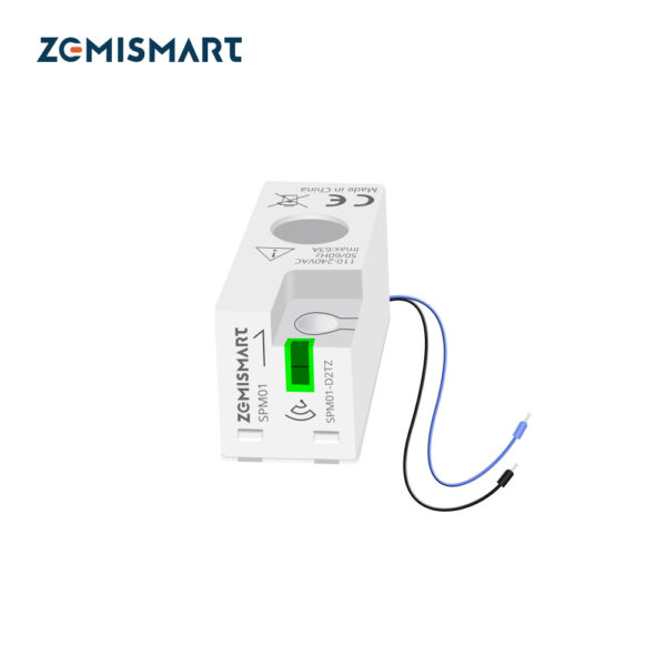 ⁦جهاز مراقبة الطاقة الذكي من Zemismart عبر Zigbee – قياس فوري 1 فاز 110/240 فولت – متوافق مع Tuya وSmart Life⁩ - الصورة ⁦16⁩