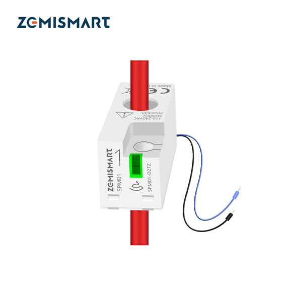 جهاز مراقبة الطاقة الذكي من Zemismart عبر Zigbee – قياس فوري 1 فاز 110/240 فولت – متوافق مع Tuya وSmart Life