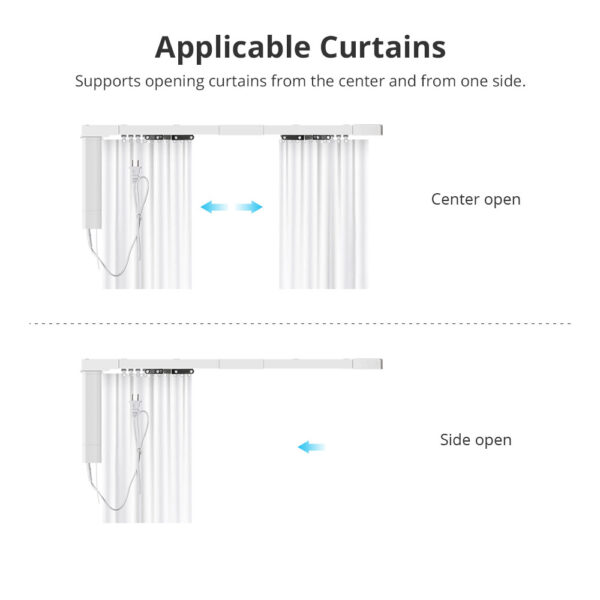 ⁦محرك ستارة ذكي Matter من Zemismart يعمل عبر WiFi – تحكم تلقائي عبر تطبيق الهاتف وGoogle Home وSmartThings⁩ - الصورة ⁦8⁩
