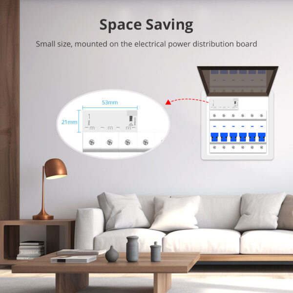 ⁦جهاز قياس الطاقة Zemismart Zigbee ثلاثي الأطوار – مقياس كهربائي ذكي 63 أمبير يعمل مع Tuya وHome Assistant⁩ - الصورة ⁦23⁩