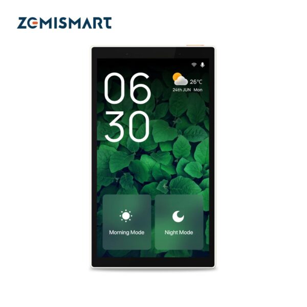 شاشة Zemismart الذكية 5 بوصة – مركز تحكم منزلي متعدد الوظائف – تعمل باللمس وتدعم Tuya وAlexa