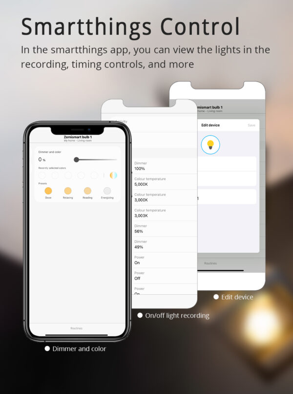 ⁦لمبة ذكية Matter من Zemismart – واي فاي E27 – قابلة للتعتيم ومتوافقة مع Alexa وGoogle وSiri⁩ - الصورة ⁦11⁩