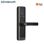 قفل باب إلكتروني ذكي ببصمة وكارت وكلمة مرور