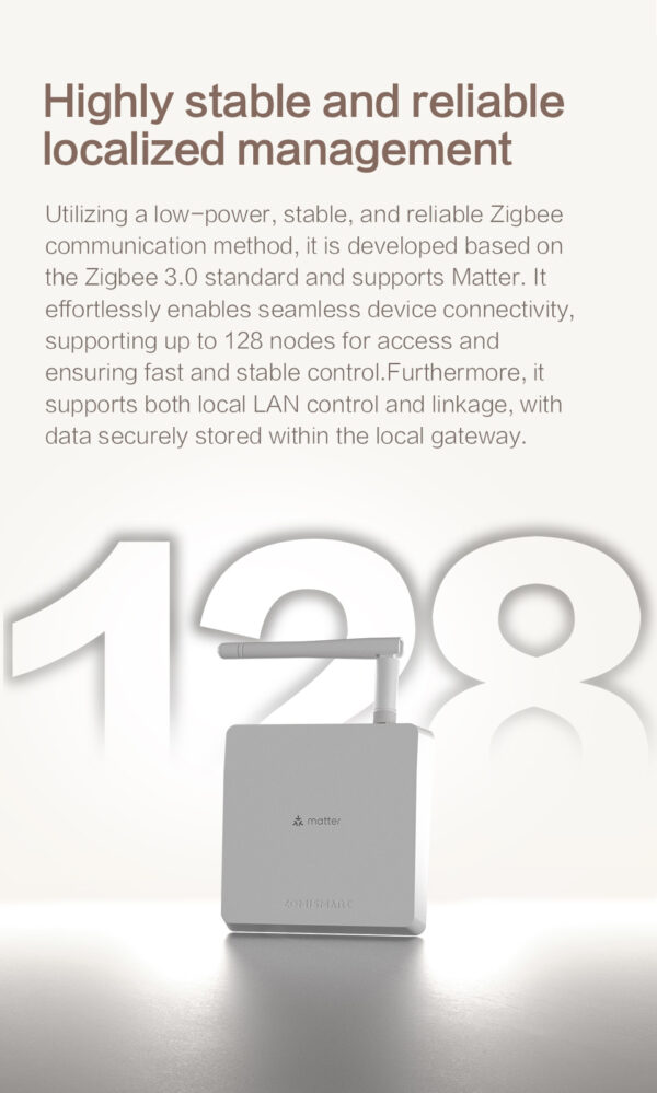 ⁦مفتاح Zemismart Zigbee رمادي اللون مع هيكل ألومنيوم – يعمل مع Tuya وGoogle Home وHomeKit عبر M6 Hub⁩ - الصورة ⁦4⁩