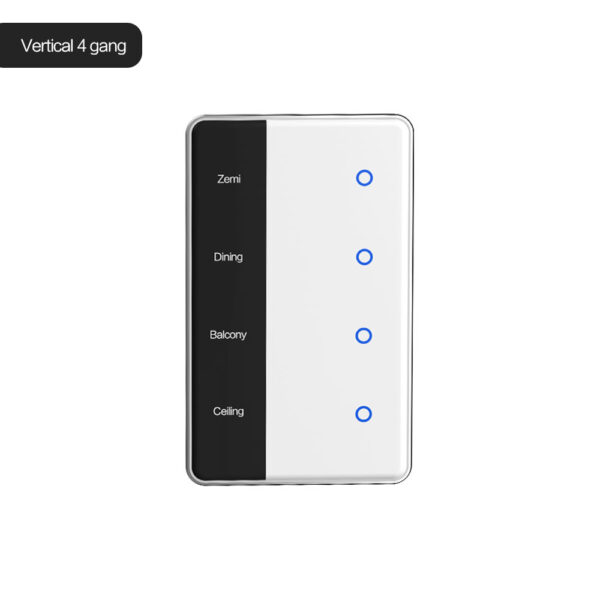 ⁦مفتاح ذكي Matter من Zemismart – شاشة لمس مع عرض الاسم وتحكم عبر Alexa وGoogle وSiri – يعمل عبر WiFi ويدعم HomeKit⁩ - الصورة ⁦28⁩