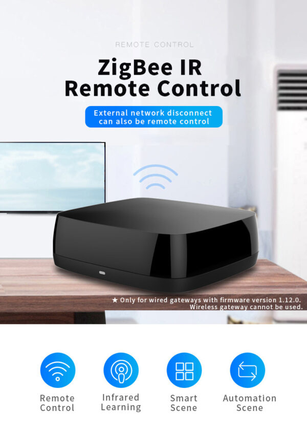 ⁦جهاز تحكم Zemismart Zigbee بالأشعة تحت الحمراء – ريموت ذكي للمكيفات والتلفزيونات يعمل مع Tuya وسيري وأليكسا⁩ - الصورة ⁦8⁩