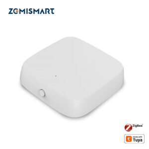 Zemismart حساس ذكي لدرجة الحرارة والرطوبة Zigbee – مراقبة المناخ المنزلي مع مؤقت ودعم Tuya وAlexa وGoogle Home