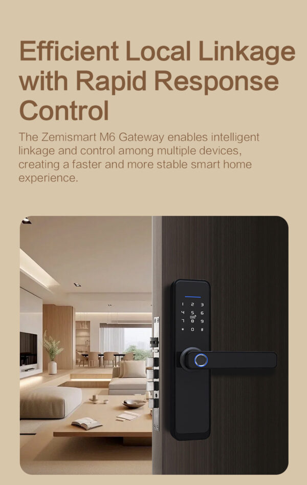 ⁦Zemismart Matter Zigbee سمارت هوم هب – طقم بداية Matter Bridge مع حساس وجهاز تحكم IR يدعم Google Home و SmartThings و Tuya⁩ - الصورة ⁦4⁩