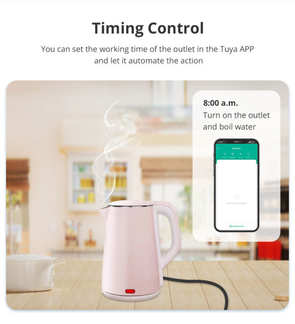 ⁦Zemismart مقبس ذكي Zigbee برازيلي أسود 10A مع منفذ شحن Type C وتحكم عبر تطبيق Tuya وSmart Life⁩ - الصورة ⁦10⁩