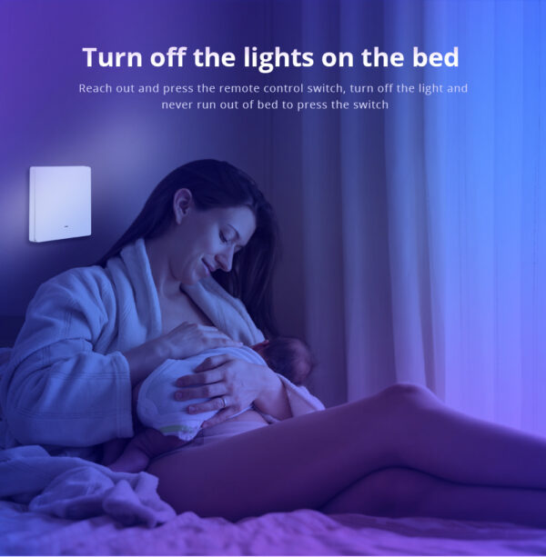 ⁦Zemismart مفتاح جداري لاسلكي ذكي Zigbee بزر واحد – يعمل بالبطارية مع تحكم عبر Tuya وSmart Life ويدعم Alexa وGoogle Home⁩ - الصورة ⁦7⁩