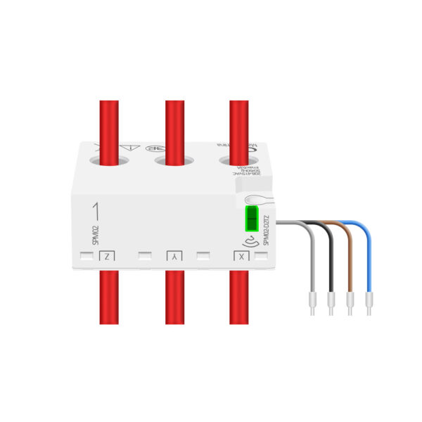 ⁦Zemismart Zigbee 3 Phase Electric Energy Meter 63A – عداد طاقة ذكي ثلاثي الفاز لمراقبة استهلاك الكهرباء بدقة⁩ - الصورة ⁦4⁩