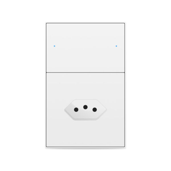 ⁦Zemismart مفتاح إضاءة ذكي Zigbee 2 عصابة مع مقبس برازيلي⁩ - الصورة ⁦7⁩