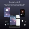 ⁦لوحة تحكم مركزية ذكية Zemismart مقاس 5 بوصات تعمل باللمس تأتي مع حامل ومقبس مدمج وصوت أليكسا وبوابة Zigbee BLE تعمل مع Tuya⁩ - الصورة ⁦5⁩